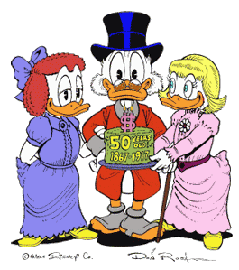 Gif animé Picsou 50 ans